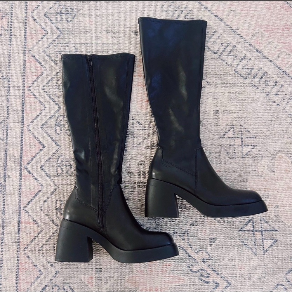 Vagabond Black Heeled Boots